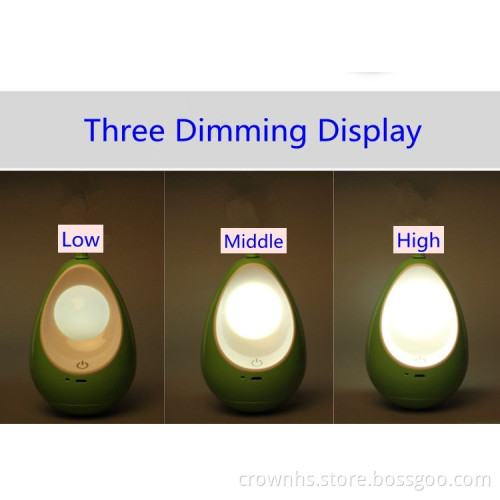 Night Light for Kids Tumbler Roly-poly Touch Sensor Dimmable LED Night Light with Softlight Stronglight and 3colors for baby
